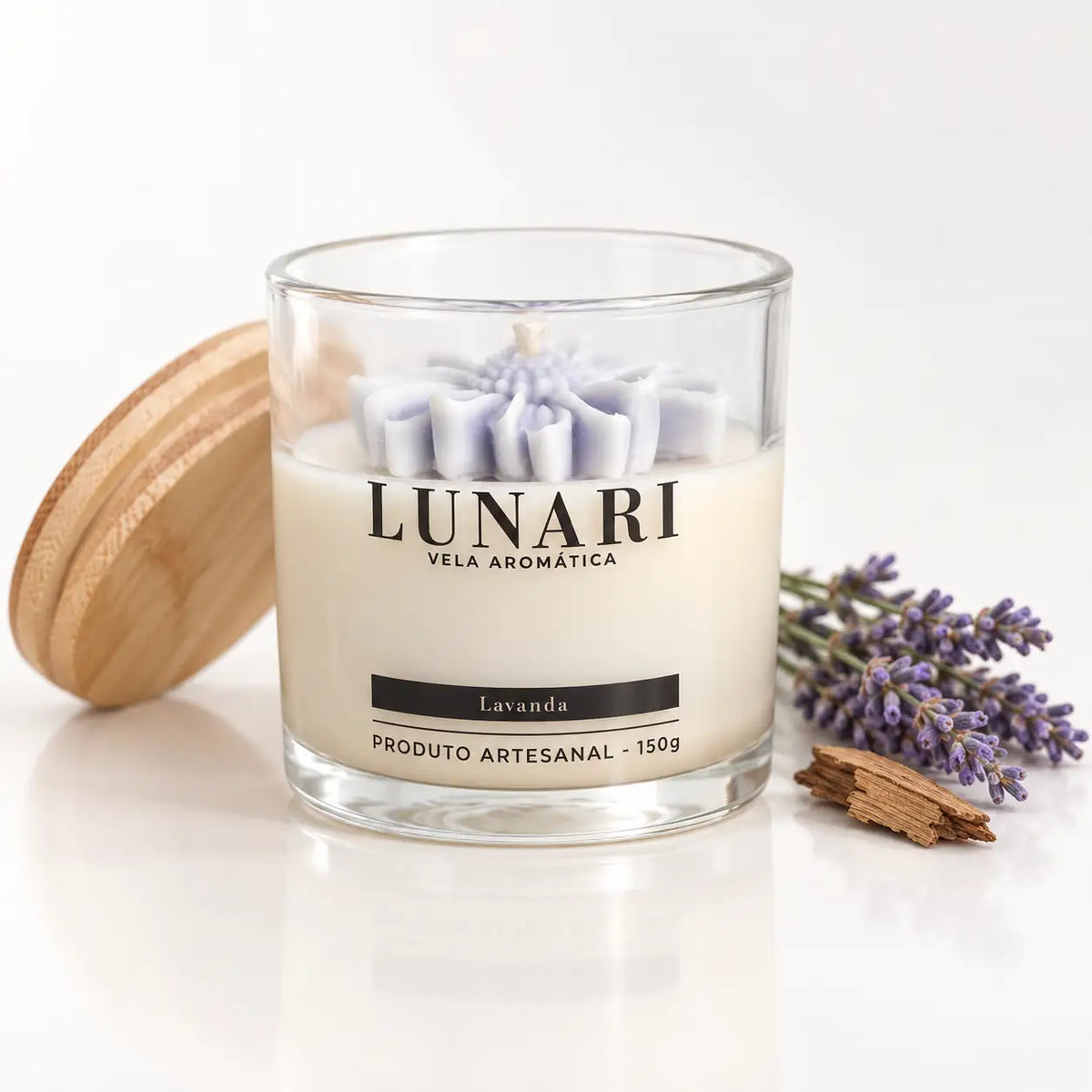 Vela Aromática Lavanda Essência Vela Perfumada