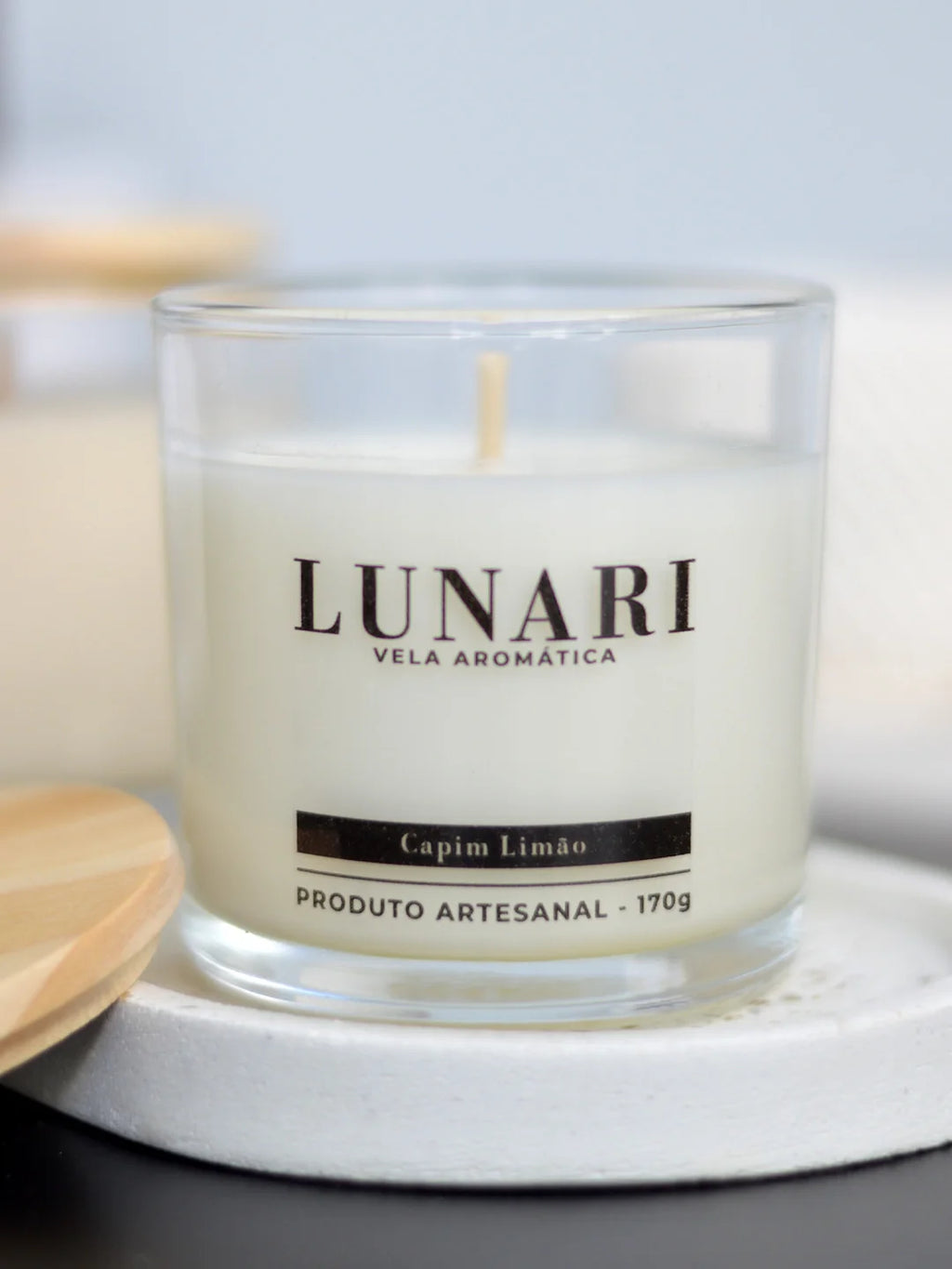 vela aromatica perfumada aroma capim limão lemongrass premium