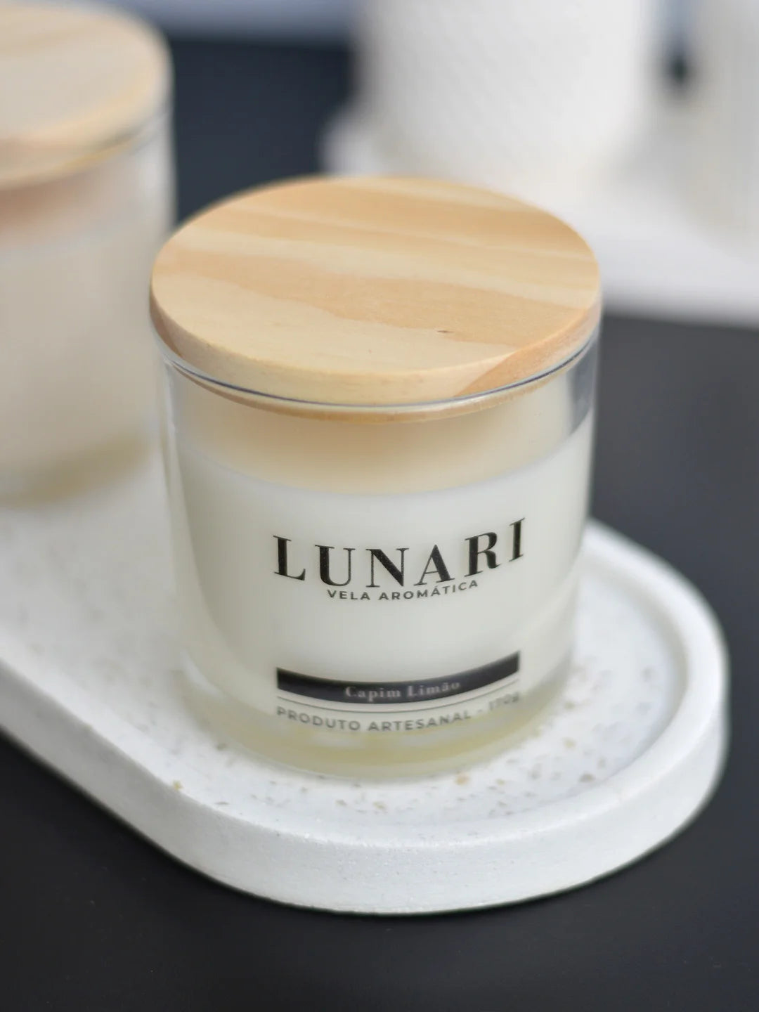 vela aromatica perfumada aroma capim limão lemongrass premium