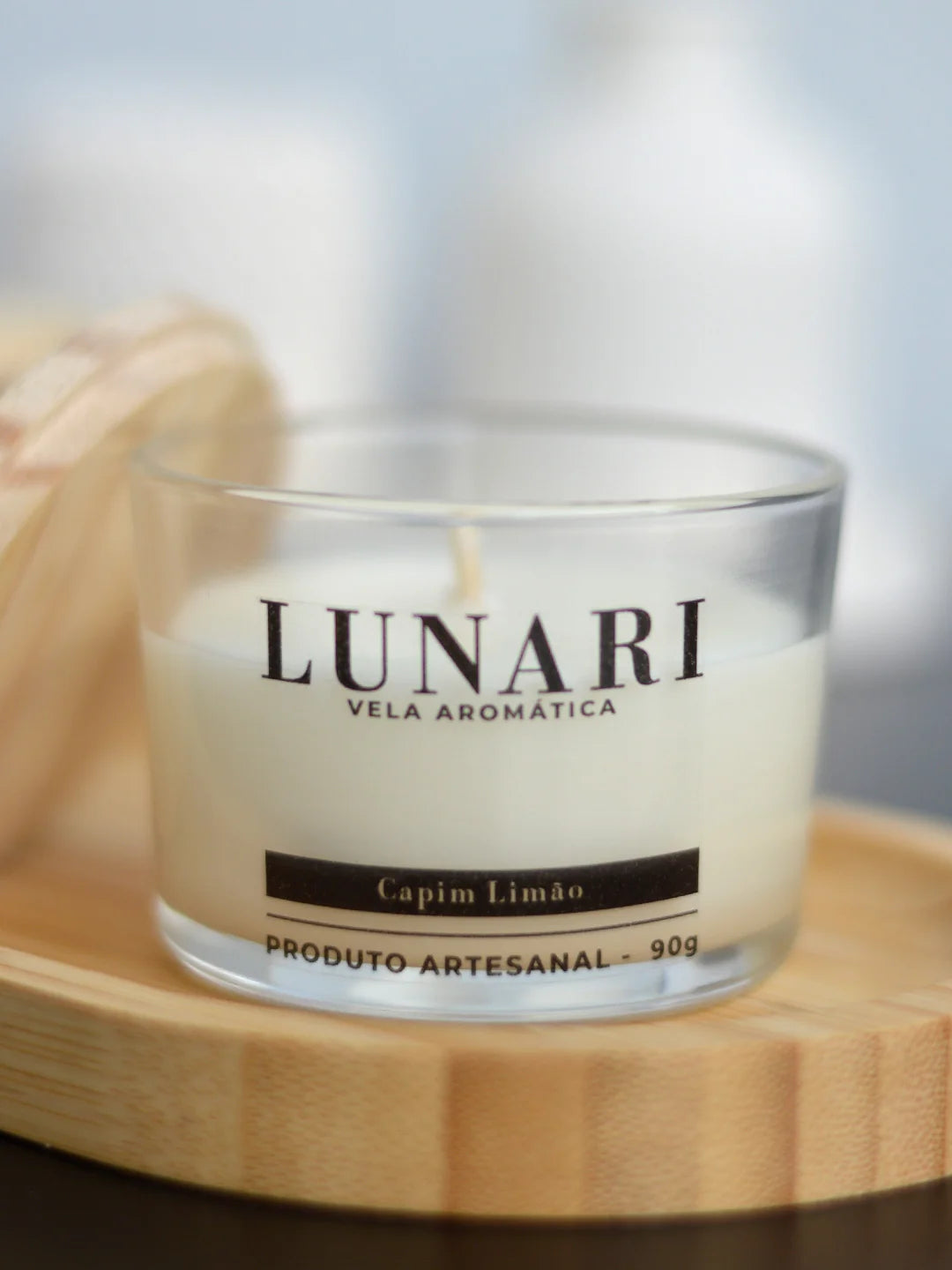 vela aromatica perfumada aroma capim limão lemongrass premium