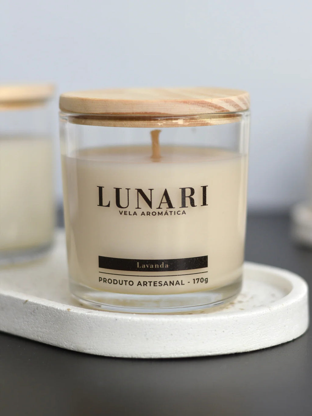 vela aromatica perfumada aroma lavanda premium
