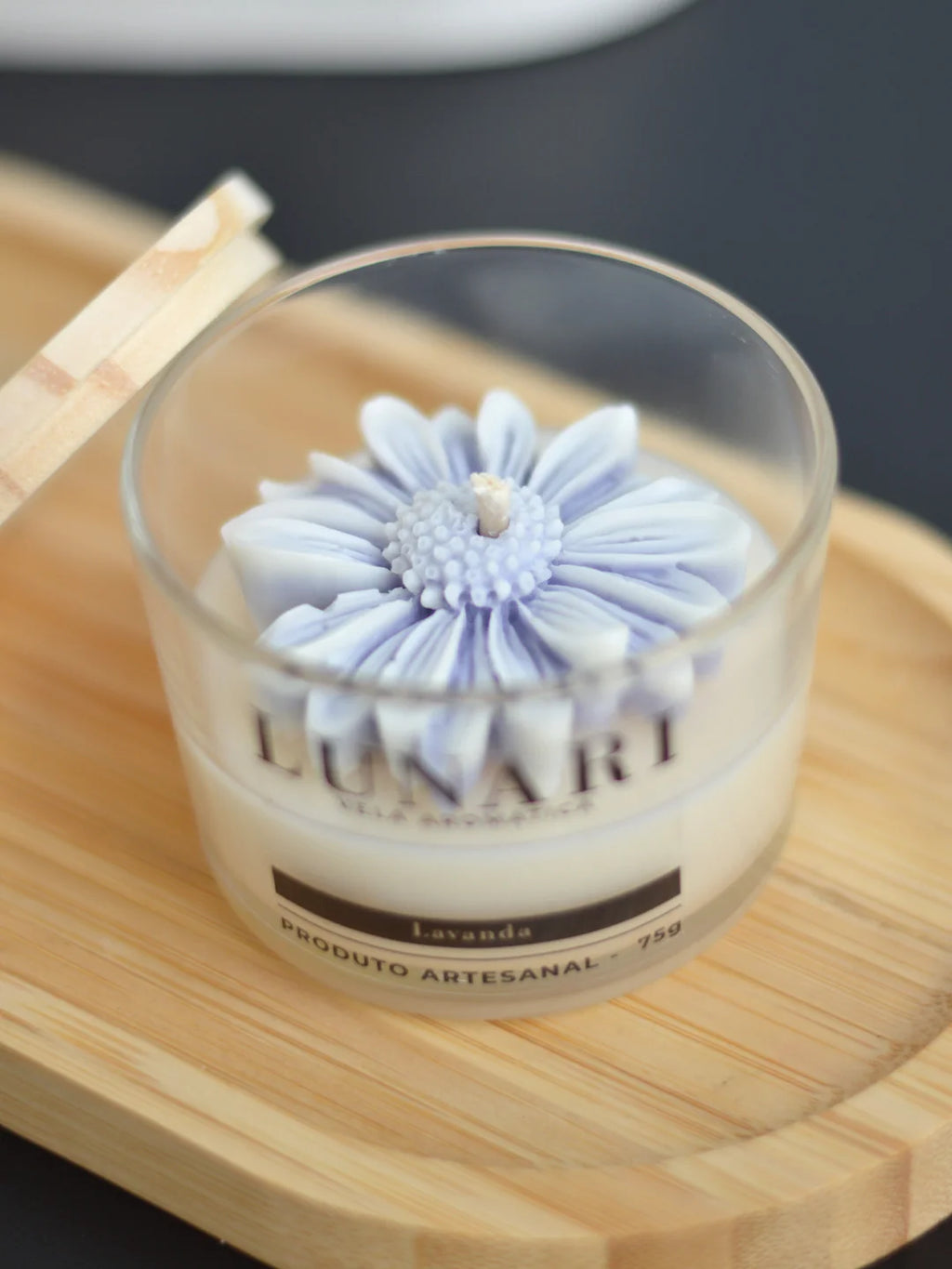 vela aromatica perfumada aroma lavanda premium