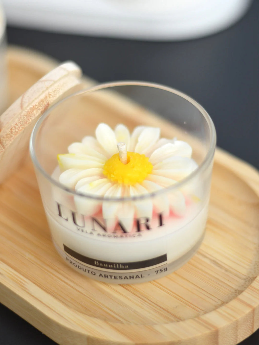 vela aromatica perfumada aroma baunilha premium