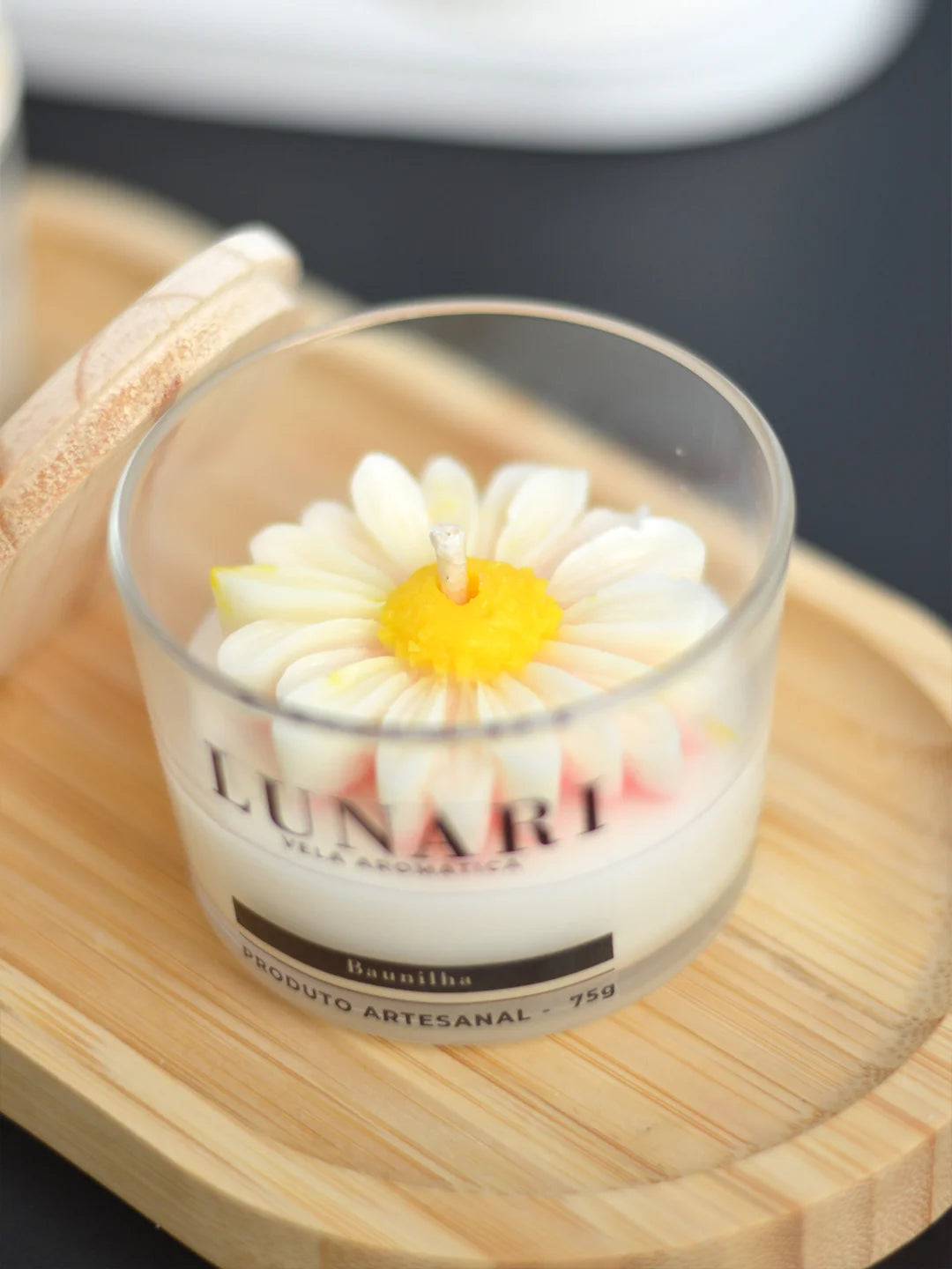vela aromatica perfumada aroma baunilha premium