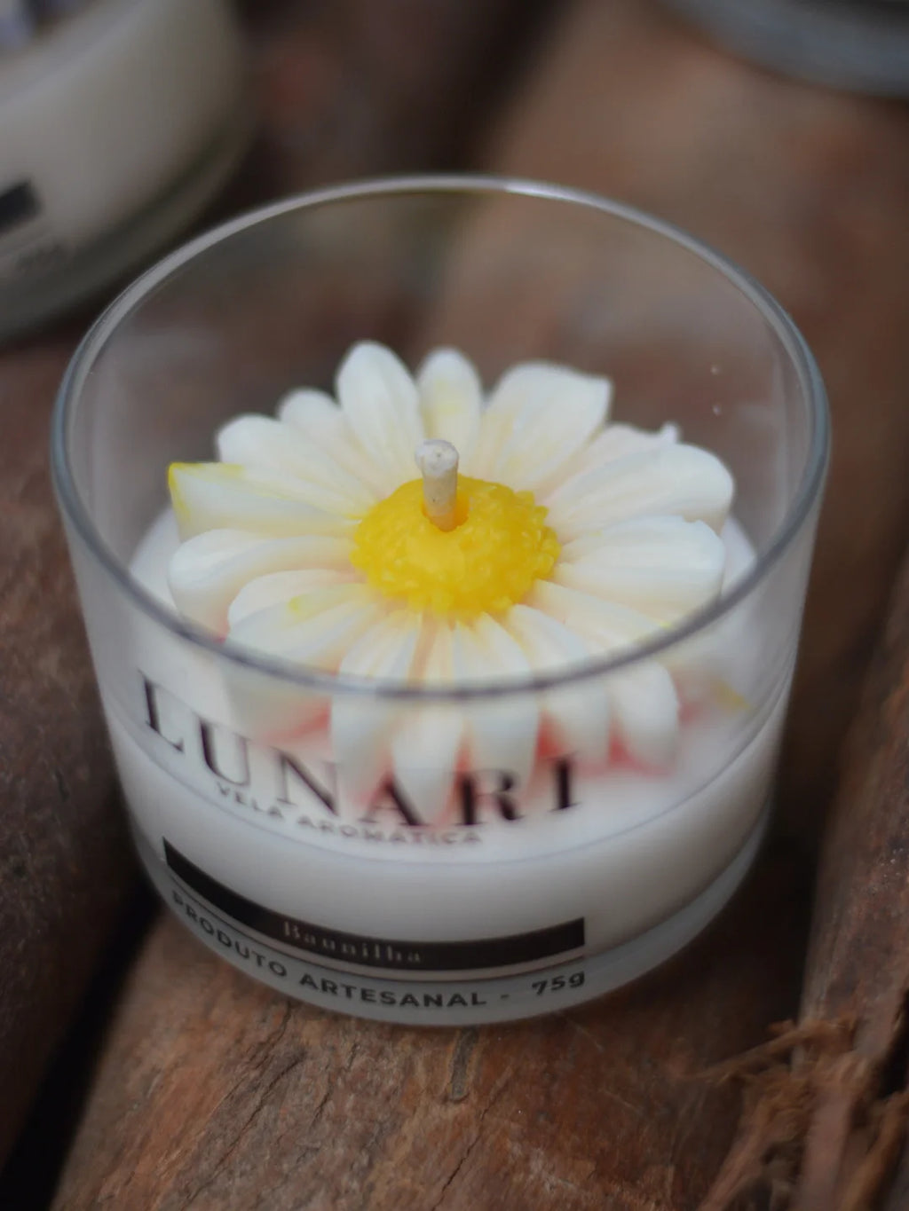 vela aromatica perfumada aroma baunilha premium