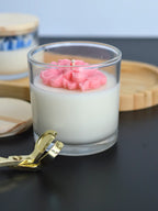 Vela aromatica perfumada aroma figo do oriente copo de vidro premium