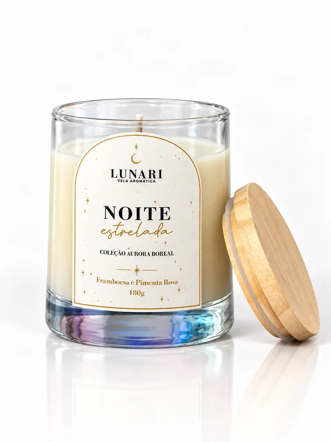 Vela Aromática Noite Estrelada – Framboesa e Pimenta Rosa