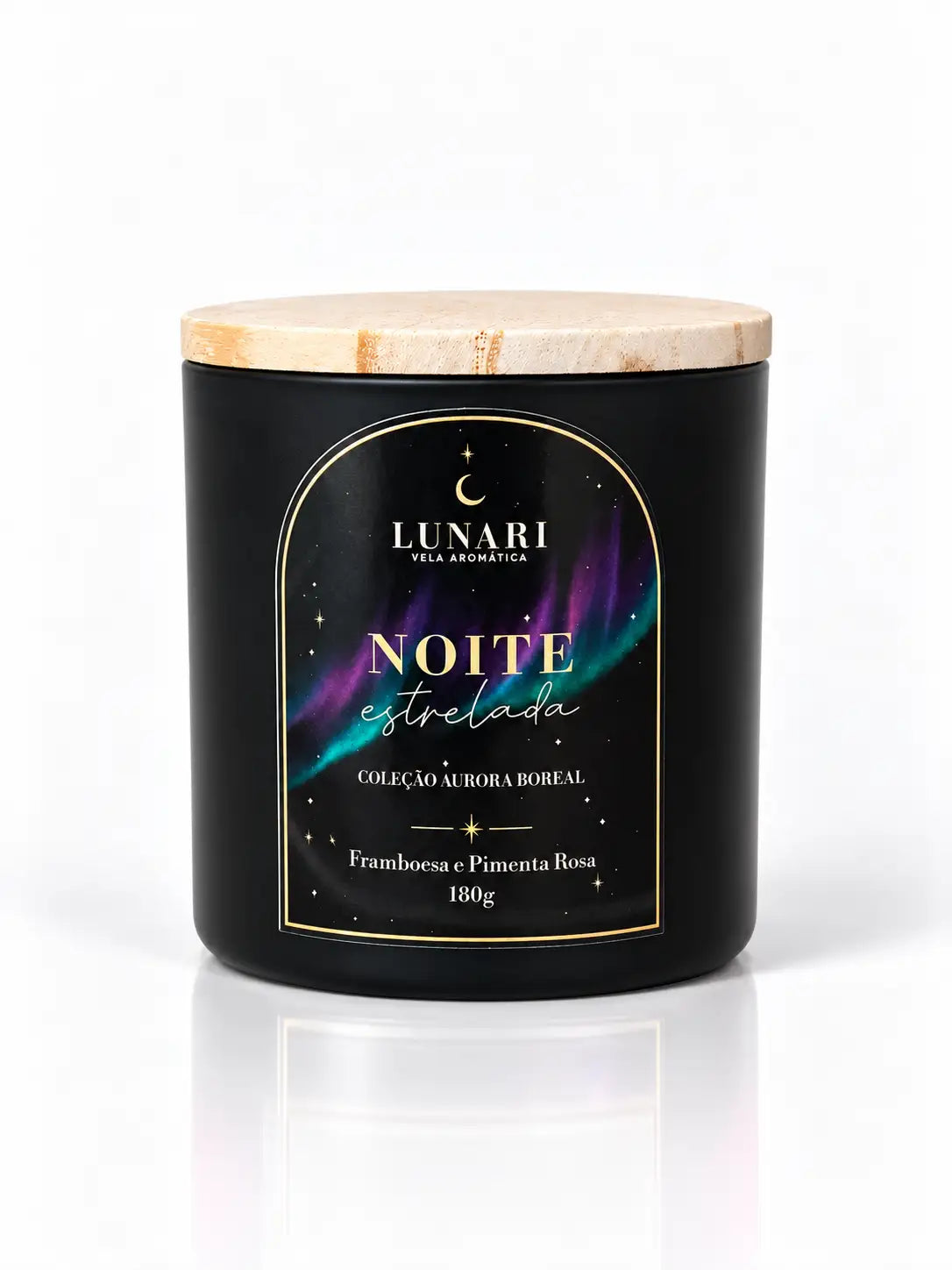 Vela Aromática Noite Estrelada – Framboesa e Pimenta Rosa