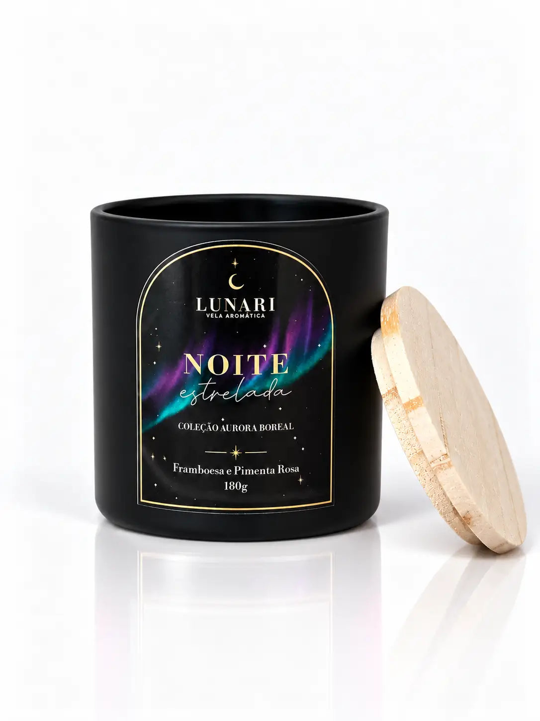 Vela Aromática Noite Estrelada – Framboesa e Pimenta Rosa