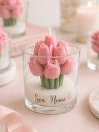 Vela Aromática Tulipa - Personalizada